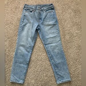 Old Navy size 6 og straight high rise jeans